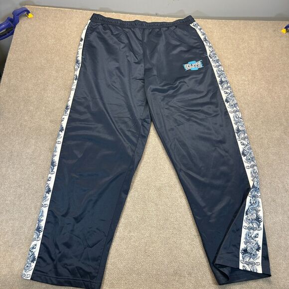 MMA Elite Sweatpants Men's XL Navy Blue Dragon Stripe Warm-Up Lounge Gym 31" - Picture 1 of 10